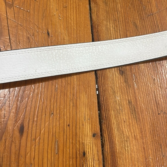 Nike genuine leather reversible grey and white belt size 36 - Picture 8 of 12